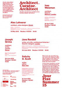 “Architect as Curator as Architect”, talk at Akademie der Bildenden Künste, Stuttgart
